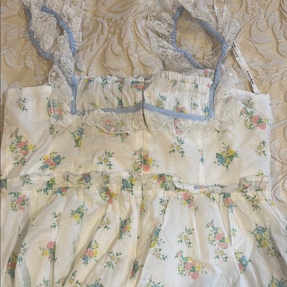 For Love and Lemons Dress with Lace Trim - Picture 4 of 5